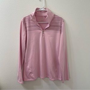 Women's Pink Quarter-Zip Jacket